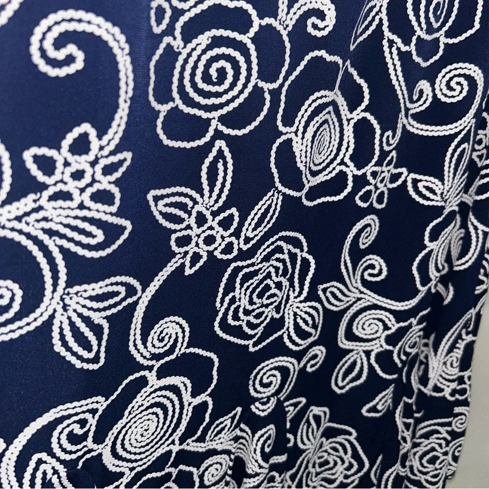 H&M Cream Embellished A-line Midi Skirt Cocktail